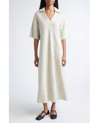 Marimekko - Nietos Piirto Unikko Floral Wool Dress - Lyst