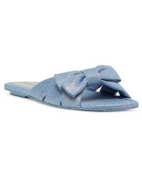 Stuart Weitzman - Sofia Bow Slide Sandal - Lyst