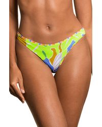 Maaji - Rainbow Stripe Flirt Reversible Mid Bikini Bottoms - Lyst