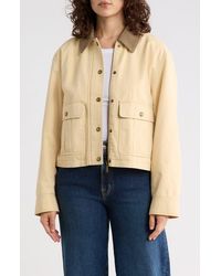 Sam Edelman - Crop Workwear Jacket - Lyst