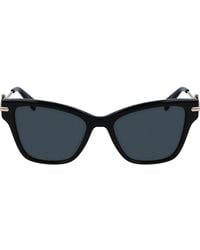 Longchamp - Medallion 52Mm Modified Rectangular Sunglasses - Lyst