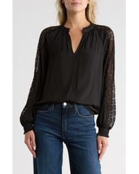 Ramy Brook - Agatha Lace Trim Top - Lyst