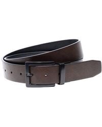 Nike - Pebble Grain Faux Leather Belt - Lyst