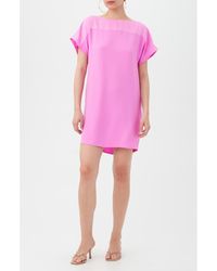 Trina Turk - Hydee Short Sleeve Shift Dress - Lyst