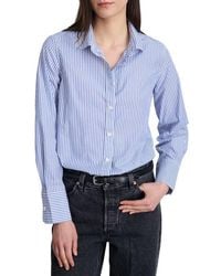 Alex Mill - Val Stripe Poplin Button-Up Shirt - Lyst