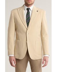 T.R. Premium - Slim Fit Seersucker Blazer - Lyst