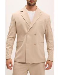 Ron Tomson - Super Relaxed Double Breasted Tuxedo Jacket - Lyst
