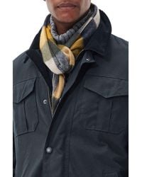 Barbour - Tattersall Tartan Lambswool Fringe Scarf - Lyst