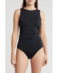 Jantzen - High Neck One-Piece Swimsuit - Lyst