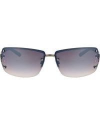 BCBGeneration - 66Mm Y2K Rimless Rectangle Sunglasses - Lyst
