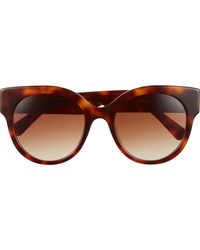 Longchamp - 53Mm Gradient Round Sunglasses - Lyst