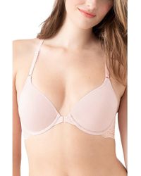 B.tempt'd - Front Close Underwire Racerback Bra - Lyst