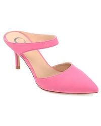 Journee Collection - Pointed Toe Slip-On Pumps - Lyst