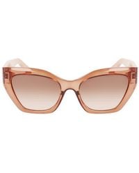 Ferragamo - Gancini 54Mm Rectangular Sunglasses - Lyst