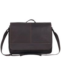 Kenneth Cole - Colombian Leather Crossbody Laptop Case & Tablet Messenger Bag - Lyst