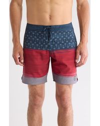 Travis Mathew - Palm Tree Fun Board Shorts - Lyst