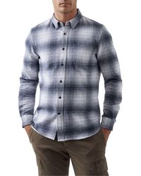 French Connection - Morfe Check Plaid Flannel Button-up Shirt - Lyst