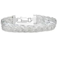 CANDELA JEWELRY - Sterling Braided Bracelet - Lyst