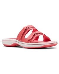 Clarks - Breeze Piper Slide Sandal - Lyst