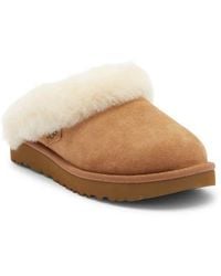 UGG - Clugette Genuine Shearling Clog - Lyst