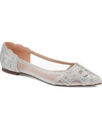 Journee Collection - Batavia Rhinestone Flat - Lyst