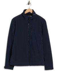 Calvin Klein - Stand Collar Soft Shell Jacket - Lyst