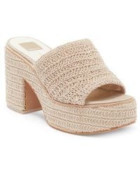 Dolce Vita - Ladin Platform Slide Sandal - Lyst