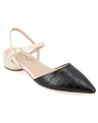Journee Collection - Brynn Croc Embossed Pump - Lyst
