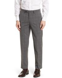 Nautica Ceylon Windowpane Plaid Tailored Suit Separates Pants - Gray