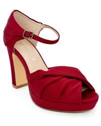 Chelsea Crew - Gloria Platform Peep Toe Pump - Lyst
