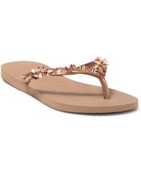 havaianas slim leaves