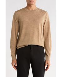 Vince - Crew Neck Merino Wool Sweater - Lyst