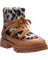 Ninety Union - Snowball Faux Shearling Lug Sole Bootie - Lyst