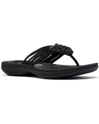 Clarks - Breeze Gem Flip Flop - Lyst
