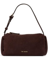 Ted Baker - Nicki Suede Shoulder Bag - Lyst