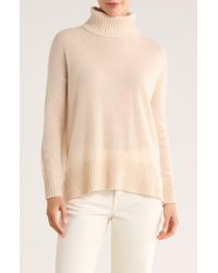 Magaschoni - Cashmere Turtleneck Step Hem Sweater - Lyst