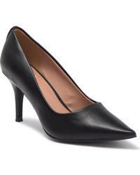 Linea Paolo - Pointed Toe Leather Pumps - Lyst