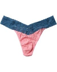 Hanky Panky - Colorplay Original Lace Thong - Lyst
