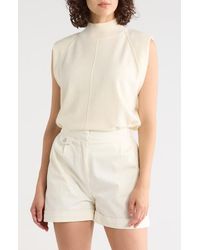 BOSS - Futrani Mock Neck Sleeveless Top - Lyst