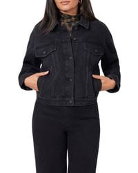 Scotch & Soda - Oversized Crop Denim Jacket - Lyst