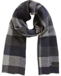Vince - Check Double Face Wool & Cashmere Scarf - Lyst
