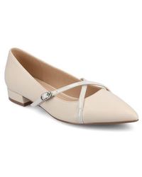 Journee Collection - Camby Pointed Toe Flat - Lyst