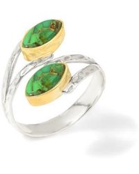YS GEMS - Stabilized Cabochon Wrap Ring - Lyst