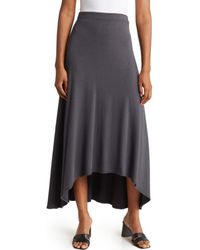 Go Couture - Asymmetric Hi-Low Skirt - Lyst