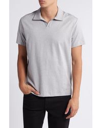 Robert Barakett - Wardlow Tonal Stripe Short Sleeve Cotton Blend Polo - Lyst