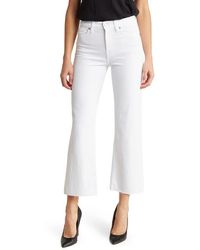 7 For All Mankind - Alexa Crop Straight Leg Jeans - Lyst