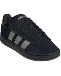 adidas gazelle silver green womens Adidas Grand Court Alpha | Men's | Grey/Black/Black main image 1