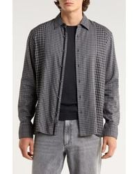 Rag & Bone - Dalton Patchwork Cotton Blend Flannel Button-Up Shirt - Lyst