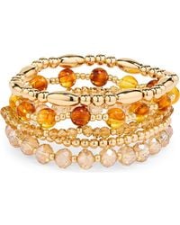 Nordstrom Rack - Assorted 5-Pack Stretch Bracelets - Lyst