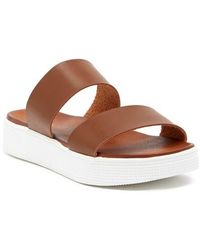 MIA - Dual-Strap Platform Slide Sandals - Lyst